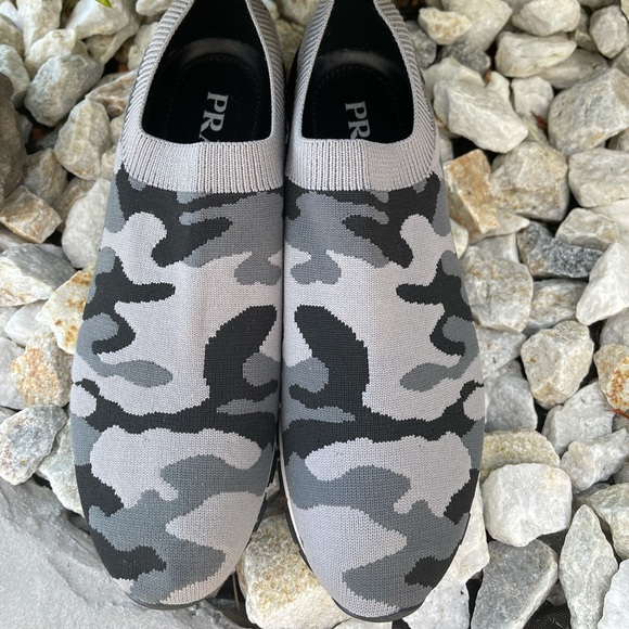 Prada camouflage grey Sneakers 👟👟